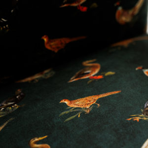 Free birds bársony kárpit